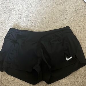 Nike Black Athletic Shorts Moisture-Wicking Performance